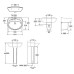 Раковина Gustavsberg Estetic 410360R1