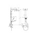 Душевая панель Hansgrohe Raindance Showerpipe E300 1jet 27361000