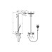 Душевая стойка Hansgrohe Raindance Select 300 27127400