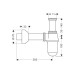 Сифон для раковины Hansgrohe 52010000