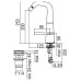 Смеситель для биде Nobili Likid LK00119/2CR
