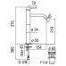 Смеситель для раковины Nobili Acquerelli AQ93128/2CR