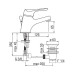 Смеситель для раковины Nobili Skipper SK11118/1CR