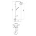 Душевая стойка Nobili ABC AB87030/30CR