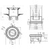 Сливной трап Pestan Confluo Standard Drops Vertical 13000020