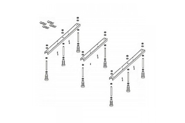 Ножки для поддона Riho Basel 424 POOTSET68