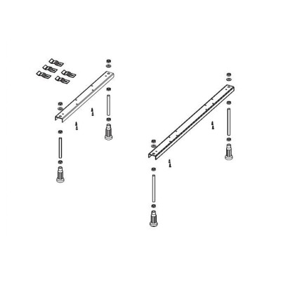 Ножки для акриловой ванны Riho Yukon POOTSET09