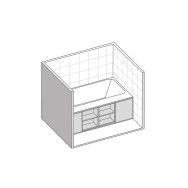 Фронтальная панель для ванны Riho Girasole 180 4ZGI004*FIN