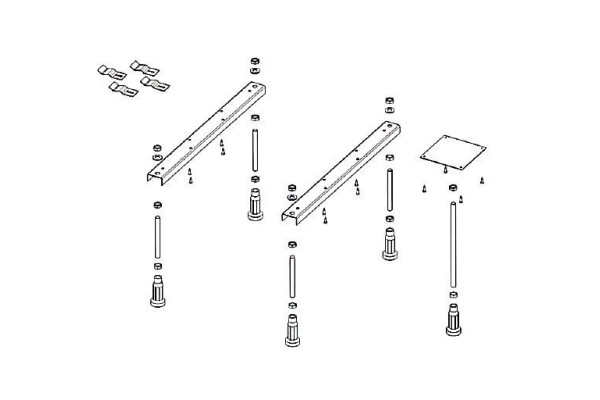 Ножки для акриловой ванны Riho Petit POOTSET12