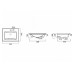 Раковина Sanita Luxe Quadro 60 QDR60SLWB01