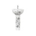 Раковина Sanita Luxe Art Flora 50 ARTSLWB10