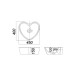 Раковина Sanita Luxe Love is 45 LOVSLWB01