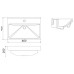 Раковина Sanita Luxe Fest 60 FST60SLWB01