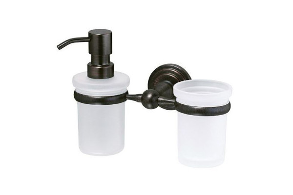 Дозатор для жидкого мыла со стаканом Wasserkraft Isar K-7389