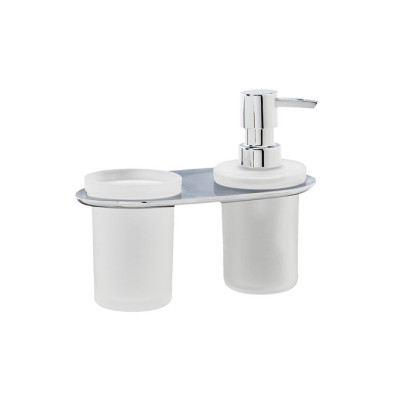 Дозатор для жидкого мыла со стаканом Wasserkraft Kammel K-8389