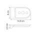 Мыльница для ванной Wasserkraft Kammel K-8369
