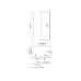 Душевой уголок Wasserkraft Dinkel 120x80 58R06