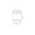 Корзина для белья Wasserkraft Vils WB-560-L
