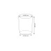 Корзина для белья Wasserkraft Aller WB-106-L