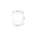 Корзина для белья Wasserkraft Aller WB-106-S
